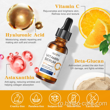 Ser cu vitamina C pentru iluminarea nuanței pielii organice